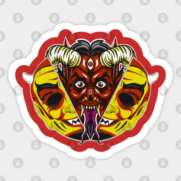 Devil in Disguise Sticker by BludBros